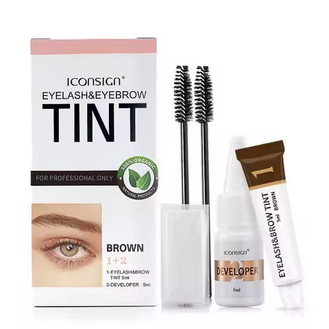 5 Sets/Lot Eyelash Eyebrow Dye Tint 15 mins Fast Perm Waterproof Enhancers Dyeing Lash Lifting 2 to 