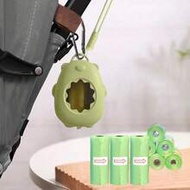 1 Box Bear-Shaped Trash Bag Dispenser + 120pcs Trash Bags / 1 Box / 120pcs Bags. This Portable Strol
