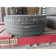 second tyre 225/45/17 brigestone turanza t001 2018 year (only 1pcs tyre)