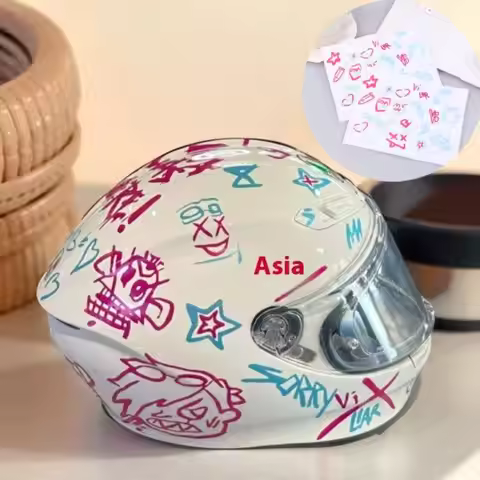 2Pcs Arcane Jinx Stickers Anime Car Window Laptop Sticker Cartoon Helmet Decorative Decal Waterproof