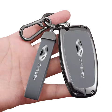 Zinc Alloy Leather Car Key Case Cover Protective Shell For Chery Jaecoo J7 J8 7 Tiggo 8plus 8 5 Plus