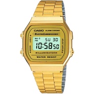 Casio Digital Alarm Chrono Stainless Steel A168WG 9WDF A168WG 9W Unisex Watch Classic Retro Design D