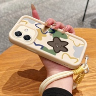 Case For OPPO A3 4G A3 Pro 5G A3X 4G A3X 5G A40 A60 5G Three-Color Star Phone Silicone Shockproof St