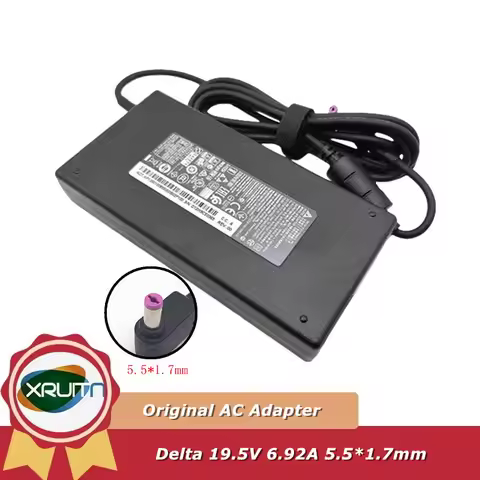 Genuine 19.5V 6.92A 135W 5.5x1.7mm DELTA ADP-135NB B AC Adapter For ACER ASPIRE7 NITRO 5 AN515 SERIE