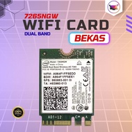 Used Intel WiFi Card Dual Band Model 7265NGW Original, Compatible with Laptop