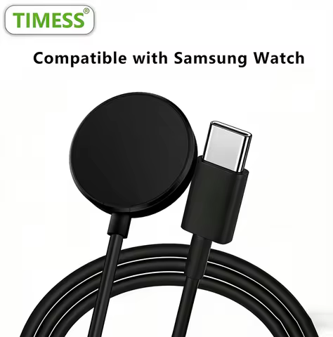 TIMESS Fast Magnetic Watch Charger For Samsung Galaxy 8 7 6 5 4 3 2 1 Classic Pro Ultra USB A Active