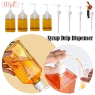 LILY Syrup Drip Dispenser, with Scale Large Capacity Coffee Syrup Press Bottle, 1600ml 5/8/10CC Loti