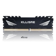 Kllisre DDR4 RAM 8GB 4GB 16GB 2400 2666 3200 DIMM หน่วยความจำสำหรับเดสก์ท็อปสนับสนุน DDR4เมนบอร์ด