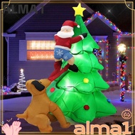 ALMA Christmas Inflatable Dolls,  LED Light Inflatable Tree Lights,  Gifts DIY 1.8M/6FT Inflatable M