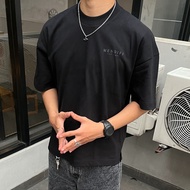 MENDIFF - Vieil Argent Boxy Tee Heavyweight Tshirt Black Coolbreeze
