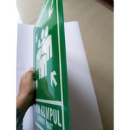 Acrylic assembly point Acrylic assembly point 32x23 cm