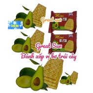 Box of fruit butter wafers 5kg/ 460 packs, fillings (filling) of 4,7kg cakes, box of 2.5kg cakes