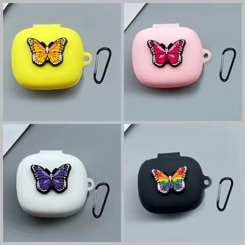 For JBL Live Pro 2 TWS Case Live Free 2 Cute Cartoon Silicone Protect Bluetooth Earphone Cover For j