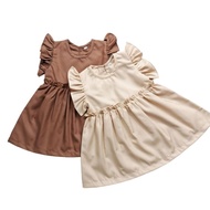 KATUN Baby girl dress RUFFLE DRESS/ premium baby dress cool Toyobo cotton baby clothes/ 6 months - 1