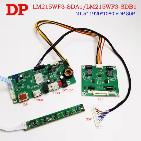 21.5" iMac A1311 1920*1080 LM215WF3 SLA1 SDA1 SDB1 DP+HDMI+USB+Audio Display Screen Controller Drive