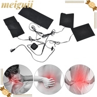 MEIGUII USB Electric Heated Jacket, 3 Gear Levels Washable Heating Pad, Durable Foldable 4 in1 5V 2A