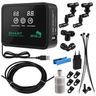 (JONP) Intelligent Automatic Mist Spray System Set Electronic Timer LCD Screen Sprinkler Controller Terrarium Spraying Kit