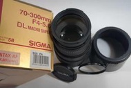 Sigma af 70-300mm f4-5.6 DL macro super pentax卡口