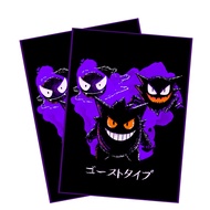 Pokemon Card Sleeves Gengar PTCG Card Protector Shiny Card Protective Sleeve for Tabletop DIY Offici