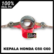 KEPALA HONDA C50 C60 BATOK HONDA C50 C60 PISPOT SET BATOK ATAS BAWAH DAN LAMPU DAYMEKER BAHAN PLAT B