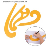 # exten # 3pc Plastic french curves set drafting drawing ellipse templates sewing ruler .