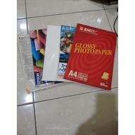 New glossy 5papers, size A4