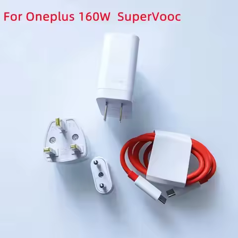Oneplus 160W EU US Charger Fast SuperVooc 12A USB C To USB C PD Cable For 1+ 12 11 10 R T Ace 2 10 9