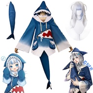 Anime Costumes Hololive Gawr Gura Cosplay Costume ENG Shark Costume Deguisement Girl Cute Shark For 