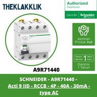 SCHNEIDER - A9R71440 - Acti 9 iID - RCCB - 4P - 40A - 30mA - type AC