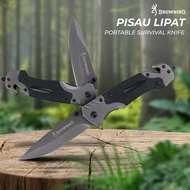 pisau lipat Tactical  Browning ORIGINAL NOT BOKER TERMURAH 440C