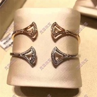 AU750 White Gold 18K Imported Moissanite Hollow Small Fan Bracelet Rose Gold Diamond Open Fan-Shaped