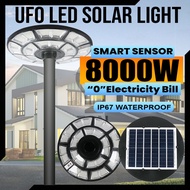 UFO Solar Light Lampu Solar jalan Solar light outdoor lighting 8000W Spotlight LED Light Waterproof 