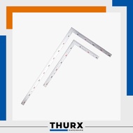 Thurx Stainless Square 300x150mm 500x250mm Bar L Square Angle Ruler Squala L-shape Ruler Iskawala
