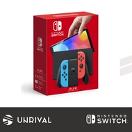 Nintendo Switch (OLED Model) W/Neon Blue &amp; Neon Red Joy-Con - Unrival