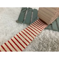 Cheap Zone~B208) 4cm Wide Cloth Ribbon Sell In Picture 1 Roll~NG~Side Fringe, Cheap~Many Feet, Not D