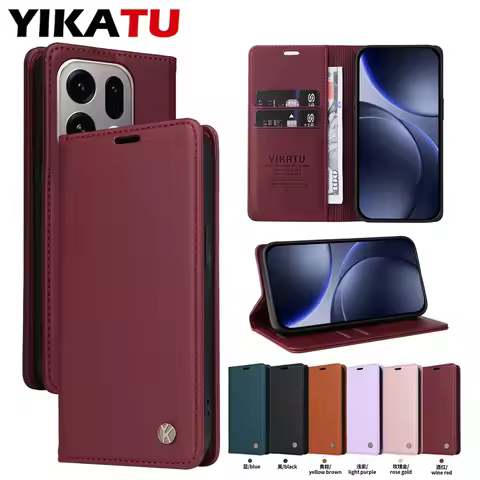 Shockproof Wallet Leather Case For OPPO Find X3 X5 X8 X9 Pro X5 Lite F31 5G F25 F19 Pro F17 K12X K10