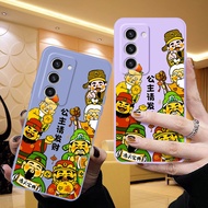DMY case lucky Samsung S23 S22 plus S21FE S22 Ultra S20fe S20 S21 S10 note 10 lite 20 8 9 soft silicone cover case shockproof