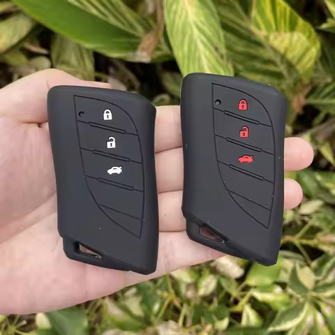 3 Button Silicone Car Key Protect Case Cover for Lexus NX200 LC GS RX300 ES IS LX RC UX260h LS500h L