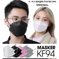 MASKER KF94 10 PCS - MASKER KF94 4PLY 3D FACE MASK - MIRIP ALKINDO - MASKER MODEL KOREA - PROTECTION MASK - MASKER MURAH