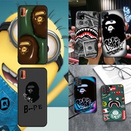 soft black Redmi 5 5A 5 Plus 6 6A 6 Pro 7 7A K60 K70 K70E A5 Bape wallpaper phone case