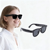 AI Smart Glasses with Camera 8MP HD 1080P Video Real Time Translation Calls Music Control Image Reco