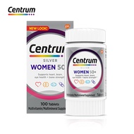 American Centrum Silver 50 Years Old + Women's Middle-Aged And Elderly Comlex Vitamin 100 Tablets More Than Care For Women Nutrition Tablets