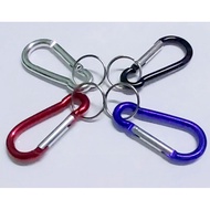 No.41D 8 Aluminum Carabiner Key Chain Holder With Key Ring For Car House Office
