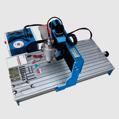 CNC Router 1500W 9040L 3Axia 4Axis Metal Engraving Machine Linear Guideway Woodworking Milling Lathe