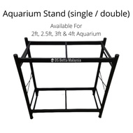 Aquarium Stand (single /double) for 2 ft, 2.5 ft, 3 ft &amp; 4 ft available. Kaki Akuarium besi