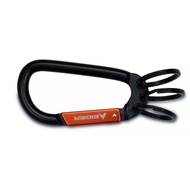 Carabiner Mini Eiger OriginaI Ochain Black Gantungan Kunci Dompet