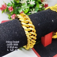 Gelang Lipan Besarc/ Gelang rantai Lapis mas 24 k/ Gelang DUbai AAGD1361