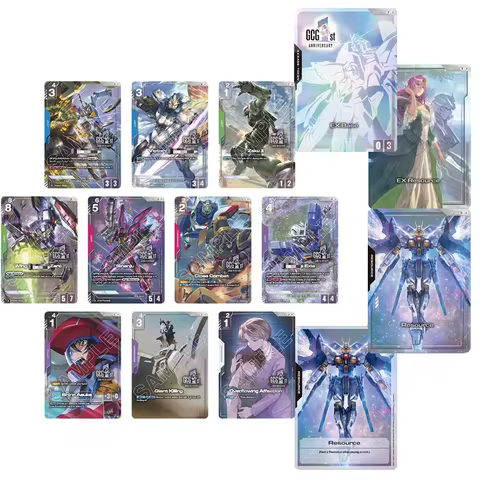 Diy Pre-Order PROXY Robot Card Game 1St Anniversary Set GD01-001 GD04-003 ST03-008 ST03-001 RESOURCE