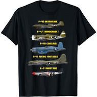 Ww2 Planes Warbirds Warplanes T-Shirt