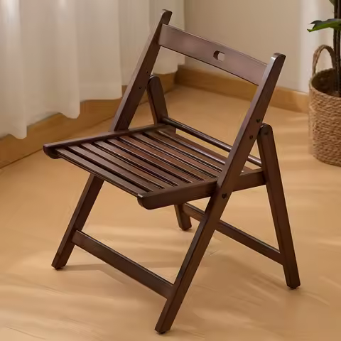 Retro style bamboo folding chair, new bamboo Kemet chair, outdoor portable camping chair, picnic fis